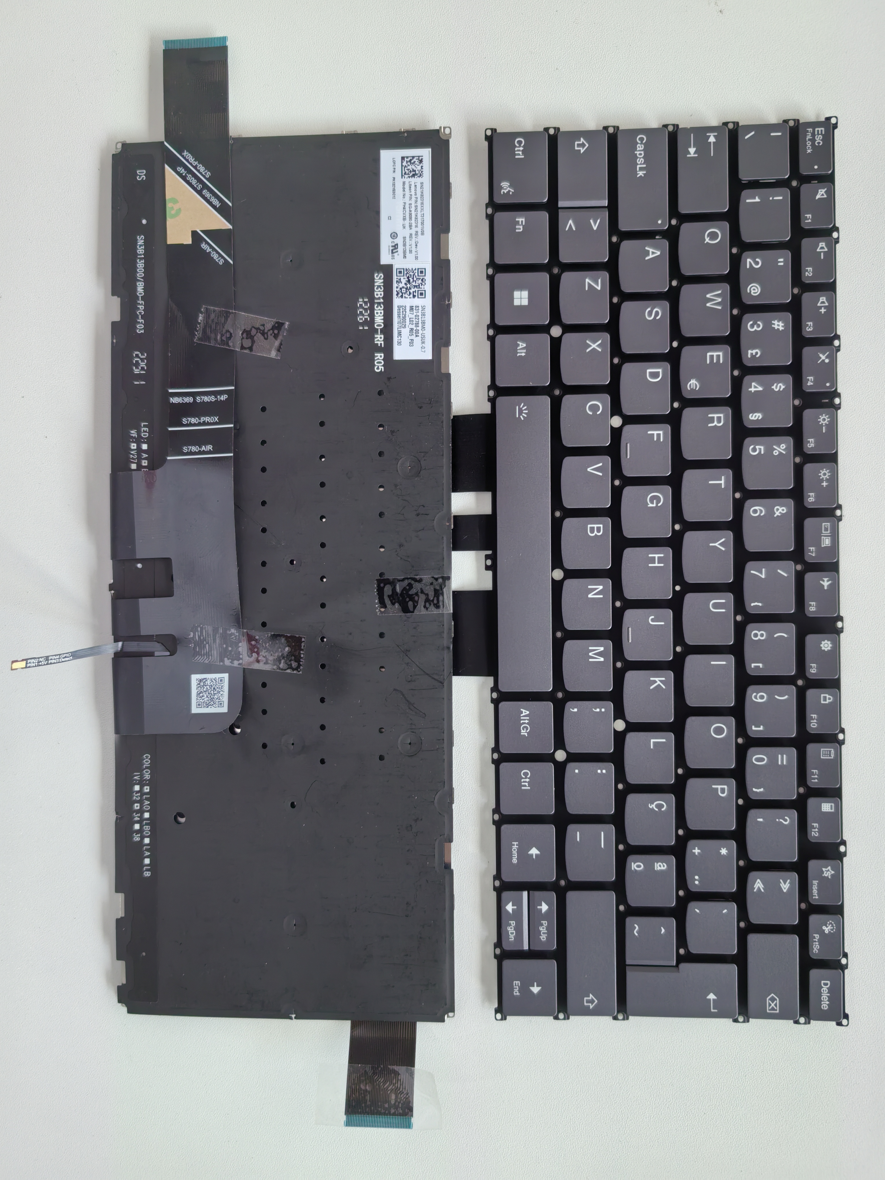 Picture of New Replacement Laptop Keyboard For LENOVO YOGA PRO 7 14ARP8 shout button/14AHP9/14IRP8 Grey Backlit PO Layout